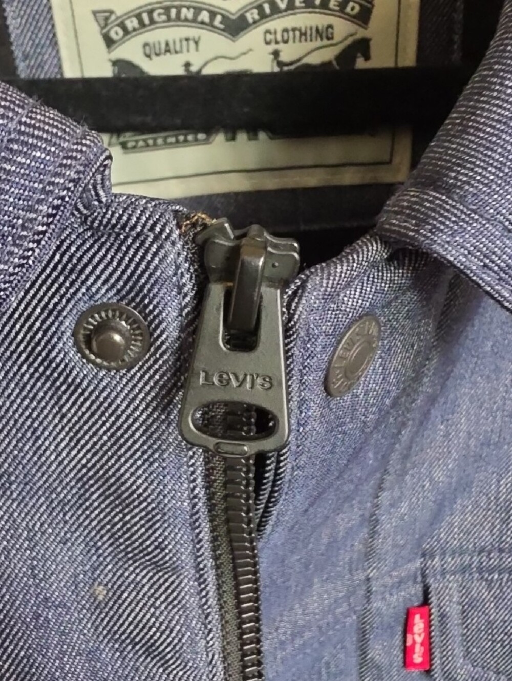 Levi's Dark Indigo Denim Jacket - Picture 3 of 6